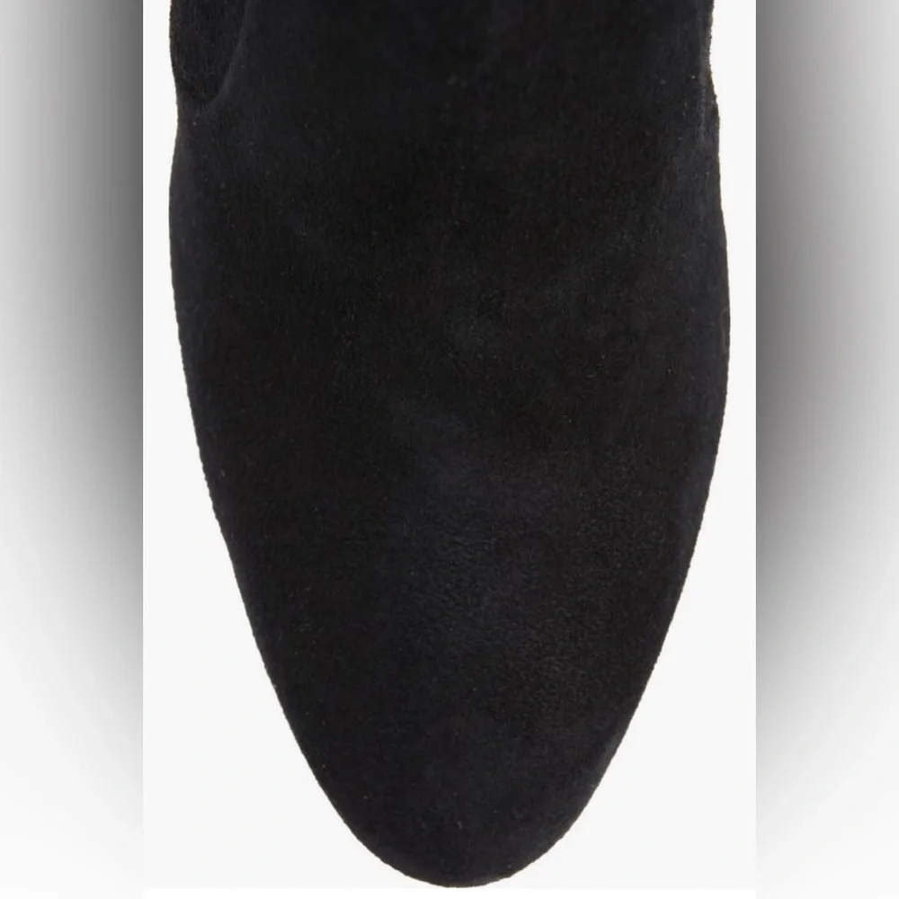 NIB $1250 Aquazzura Joplin Over the Knee Boot (Women) 7US / 37EU, BLACK Suede!